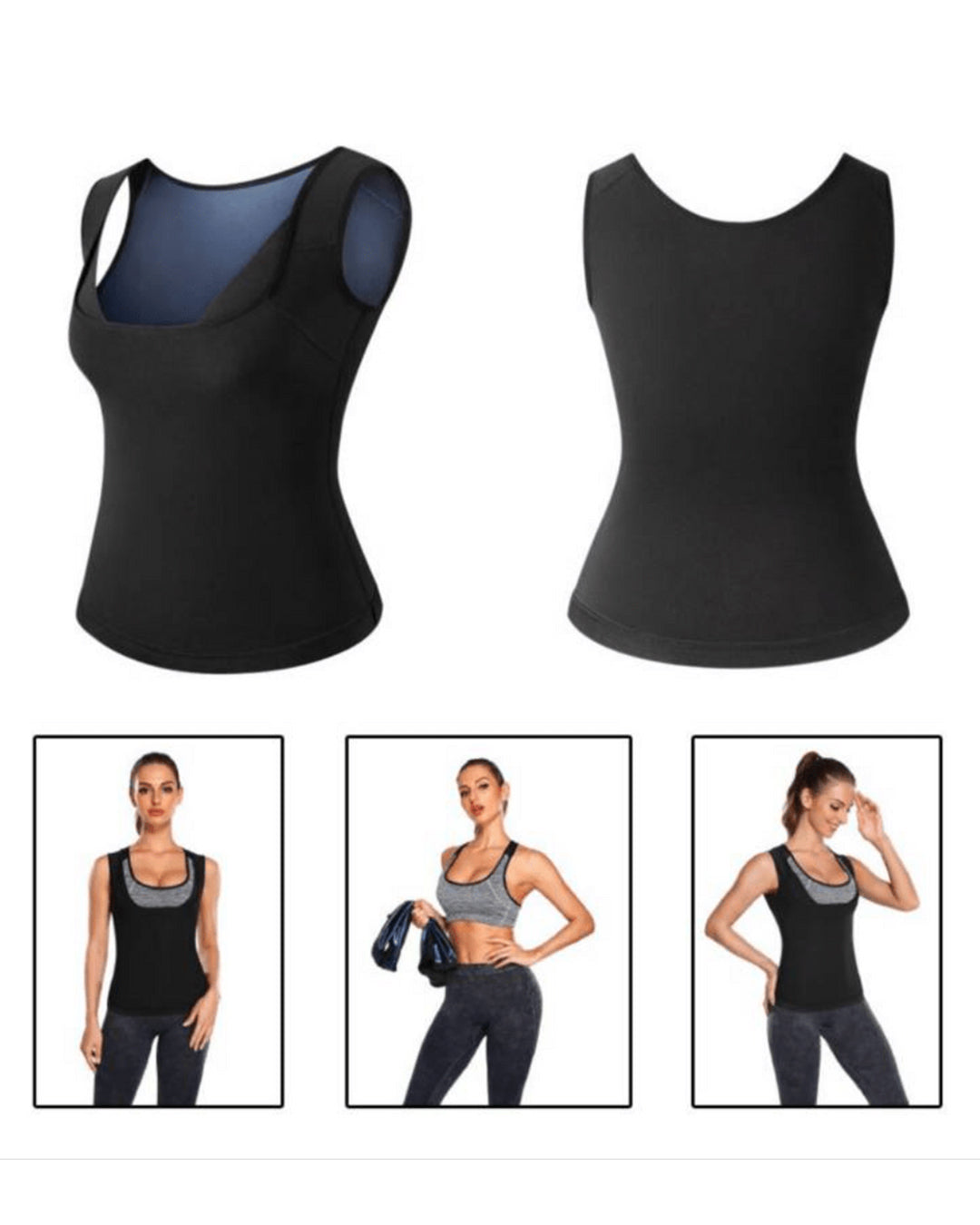 BLUSA FAJA TÉRMICA REDUCTORA MUJER + GEL TERMOREDUCTOR 🥰
