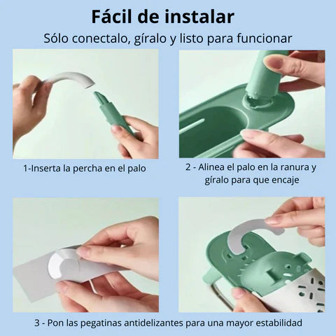 RACK ORGANIZADOR LAVAPLATOS COCINA