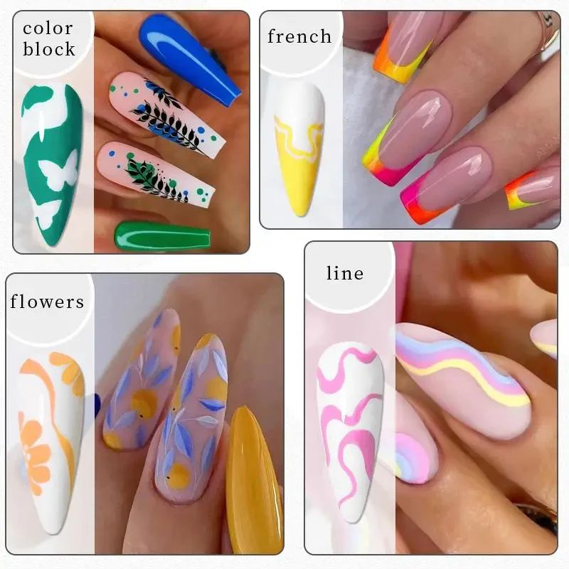 Juego de Bolígrafos para pintura de Uñas