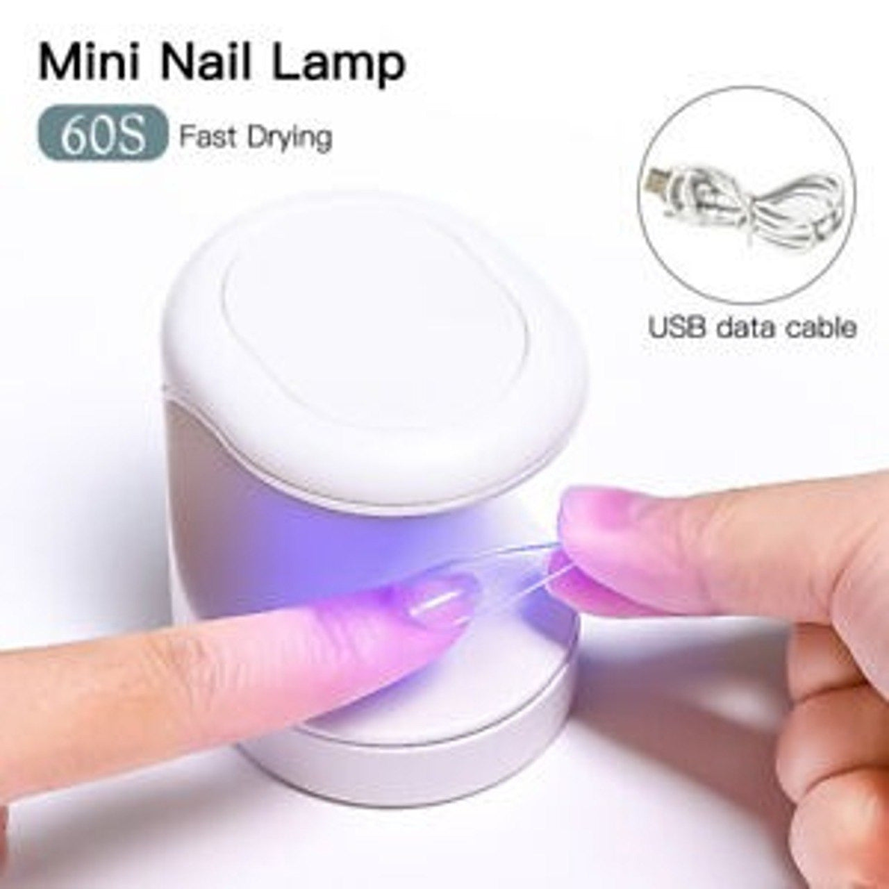 COMBO Mini Lampara de uñas Led + Pulidora uñas