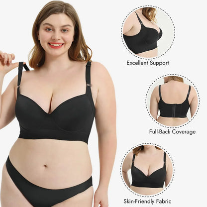 Duo Brasier Mágico - PUSH UP™ ¡2 unidades (negro y beige)!