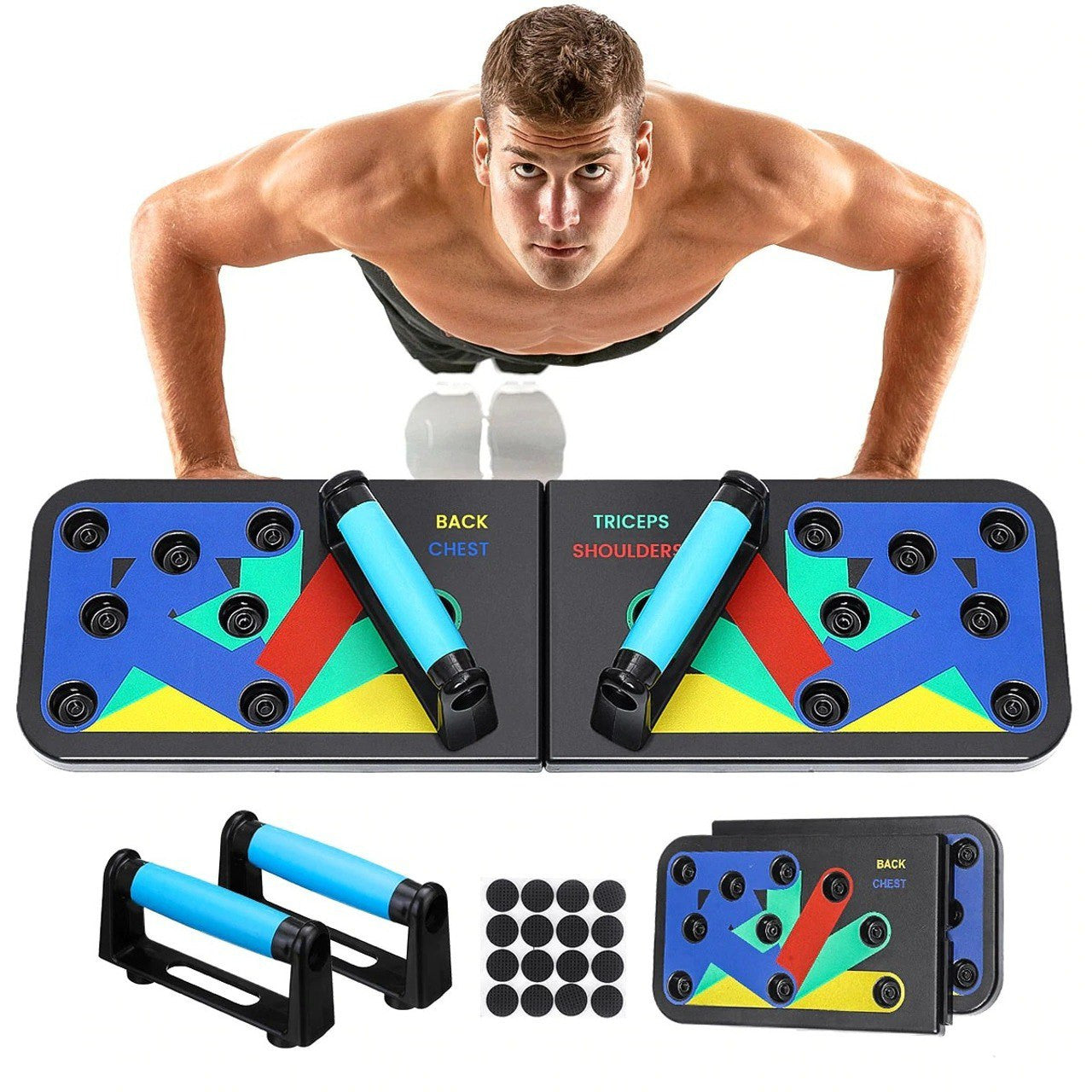 Combo Tabla Para Flexiones Push Up + Reloj digital proyector