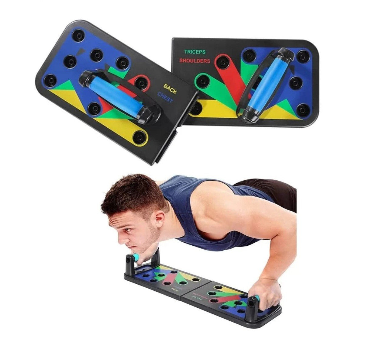 Combo Tabla Para Flexiones Push Up + Reloj digital proyector