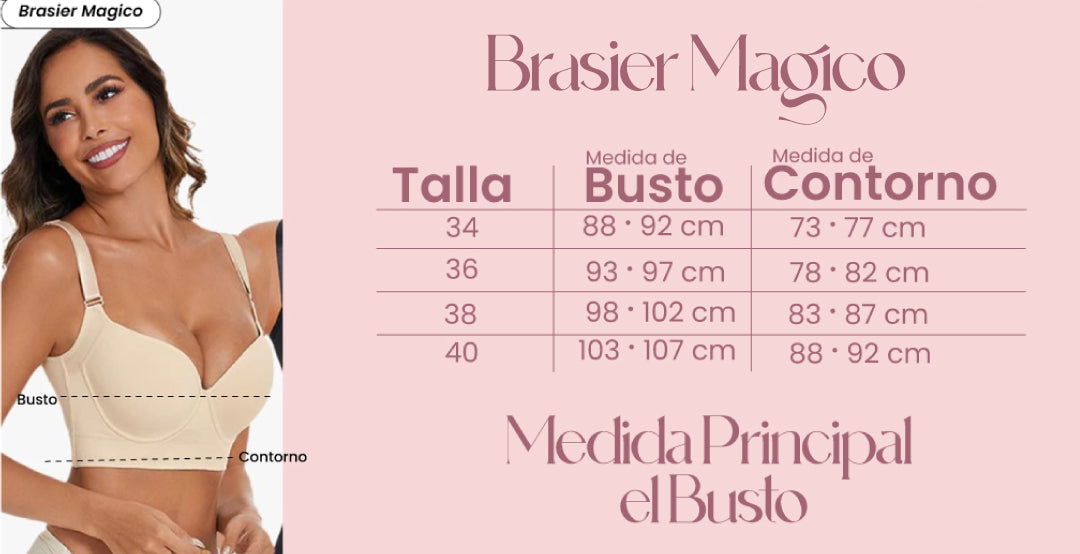 Duo Brasier Mágico - PUSH UP™ ¡2 unidades (negro y beige)!